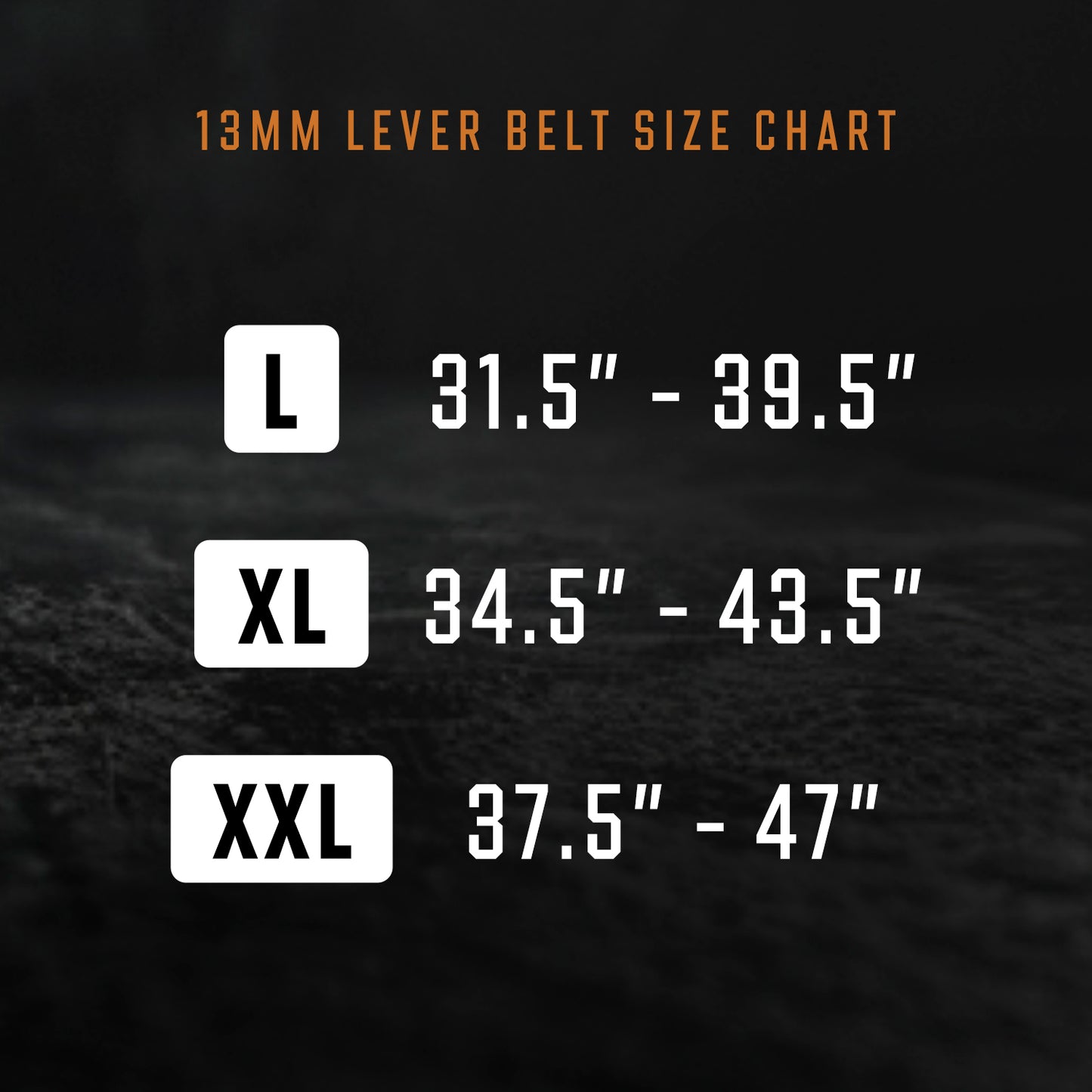 13mm Weightlifting Lever Belt