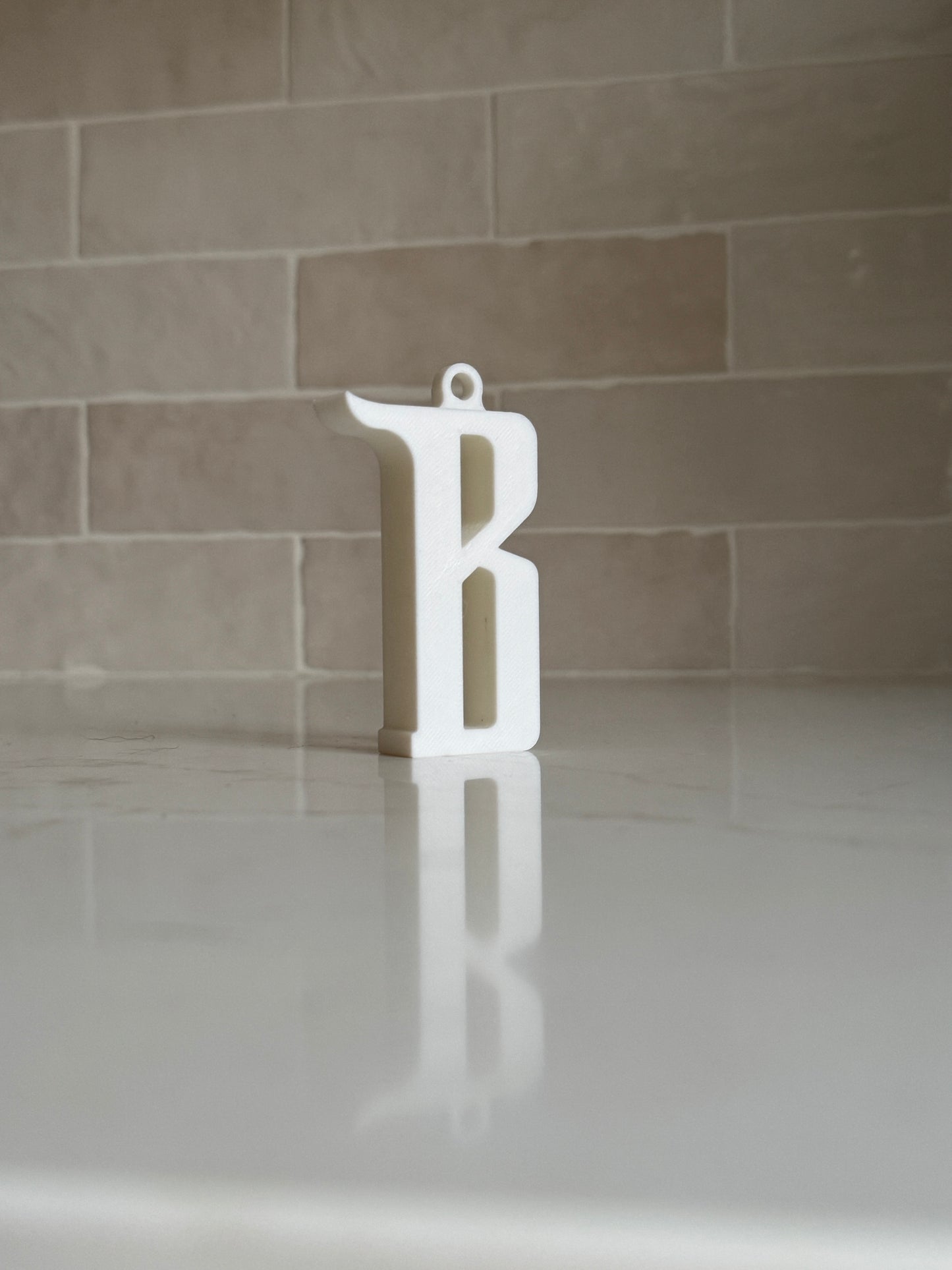 Barbarian "B" Christmas Ornament