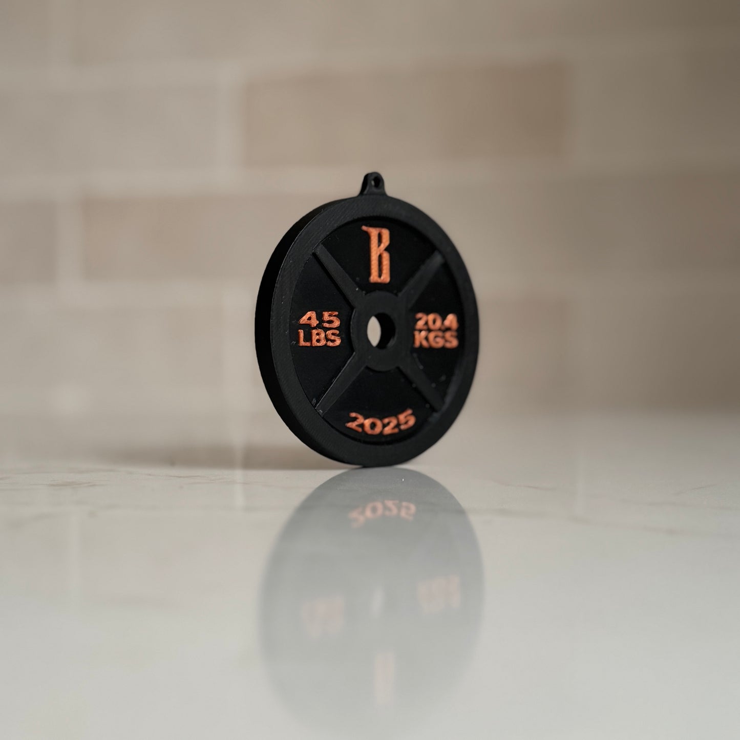 Barbarian 45lb Plate Christmas Ornament