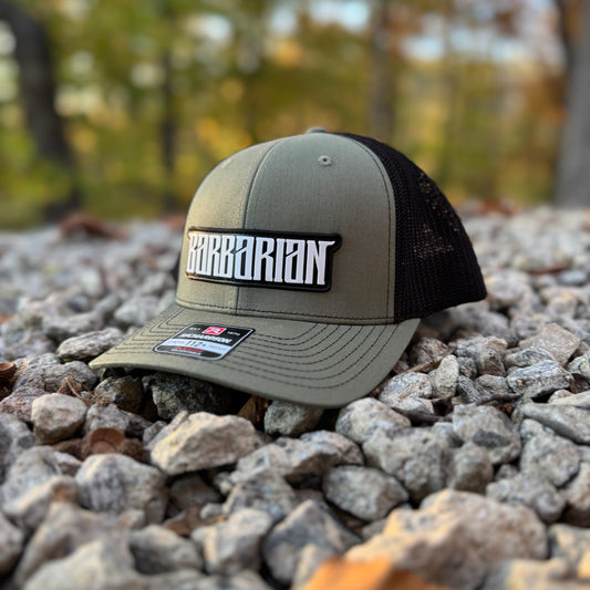 Loden Green Richardson 112+ R-Flex Trucker Hat – PVC Patch
