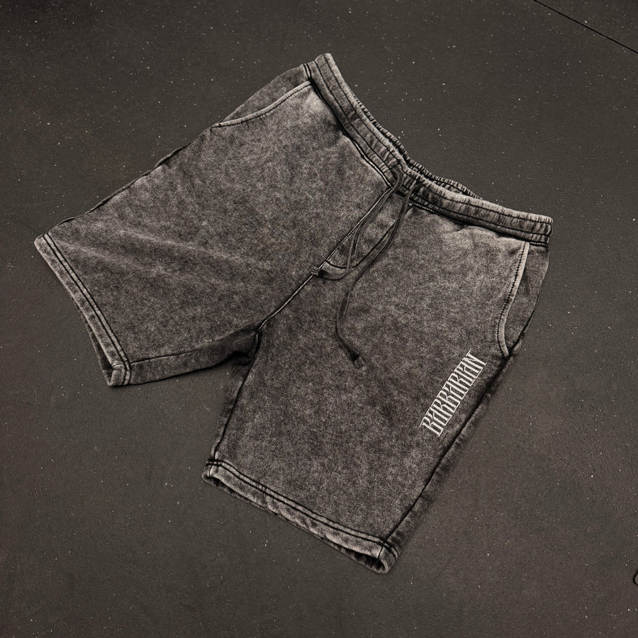 Barbarian Mineral Wash Fleece Shorts