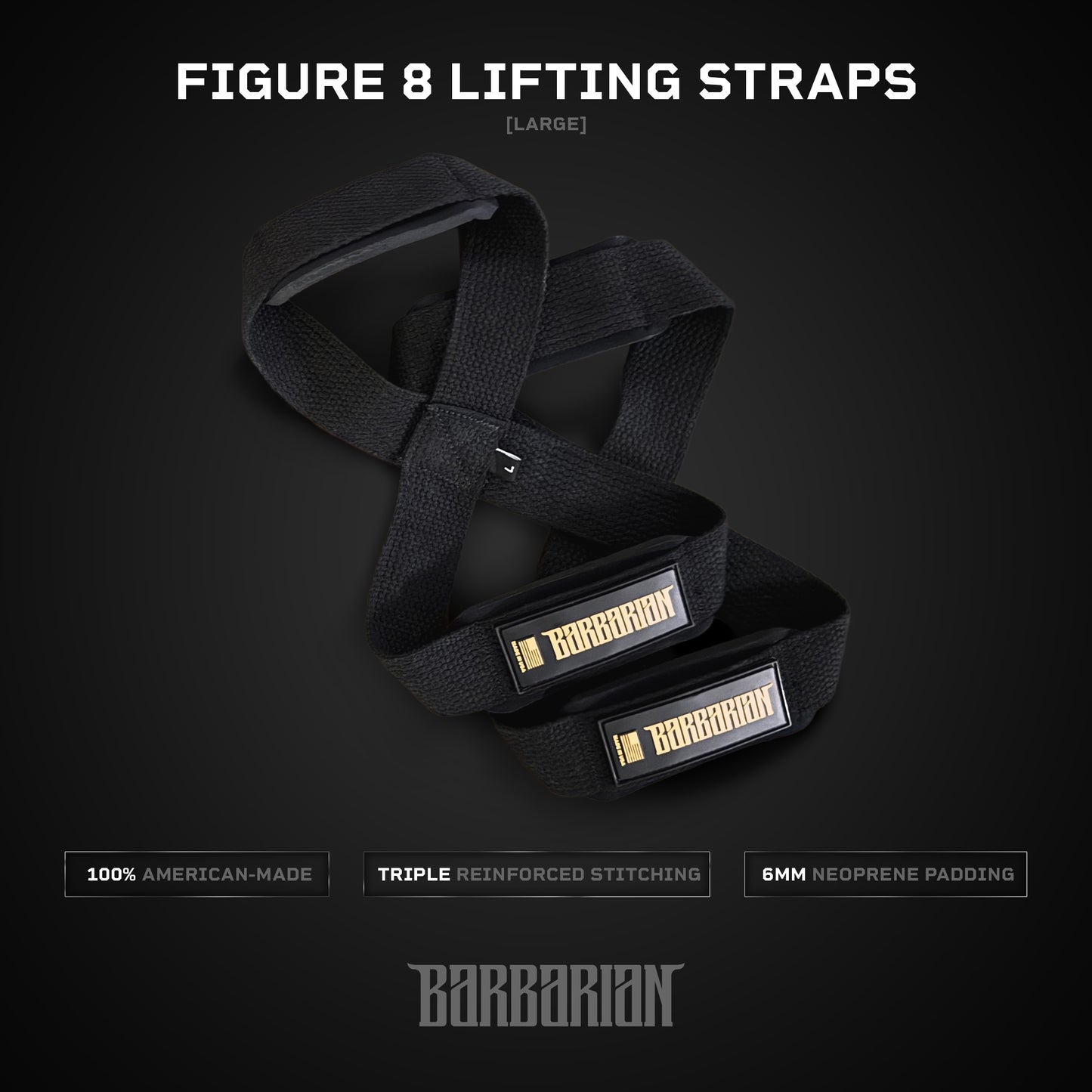 🇺🇸 American-Made "Conductor" Series Figure 8 Lifting Straps