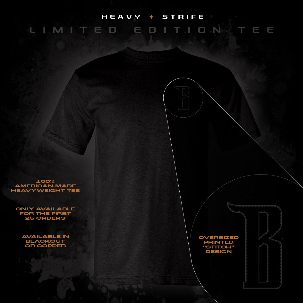 🇺🇸 HEAVY STRIFE - 100% AMERICAN-MADE Heavyweight Zipper Hoodie [Made to Order] 🇺🇸