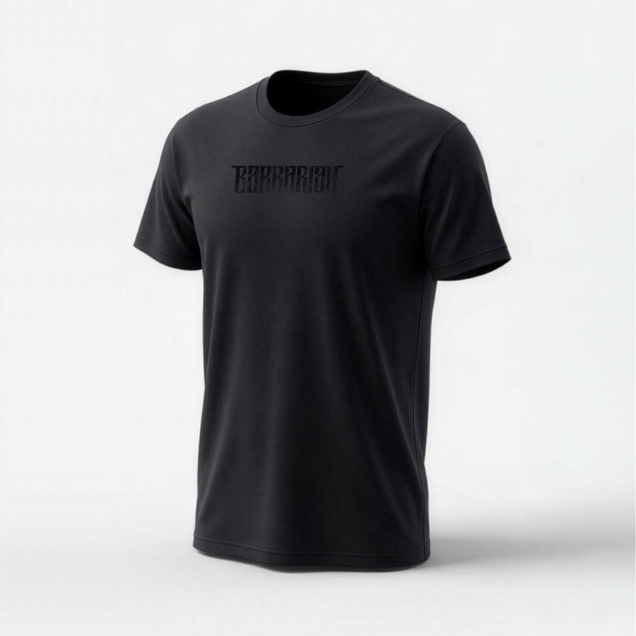 Barbarian Classic Distressed Logo Tee [Fitted]