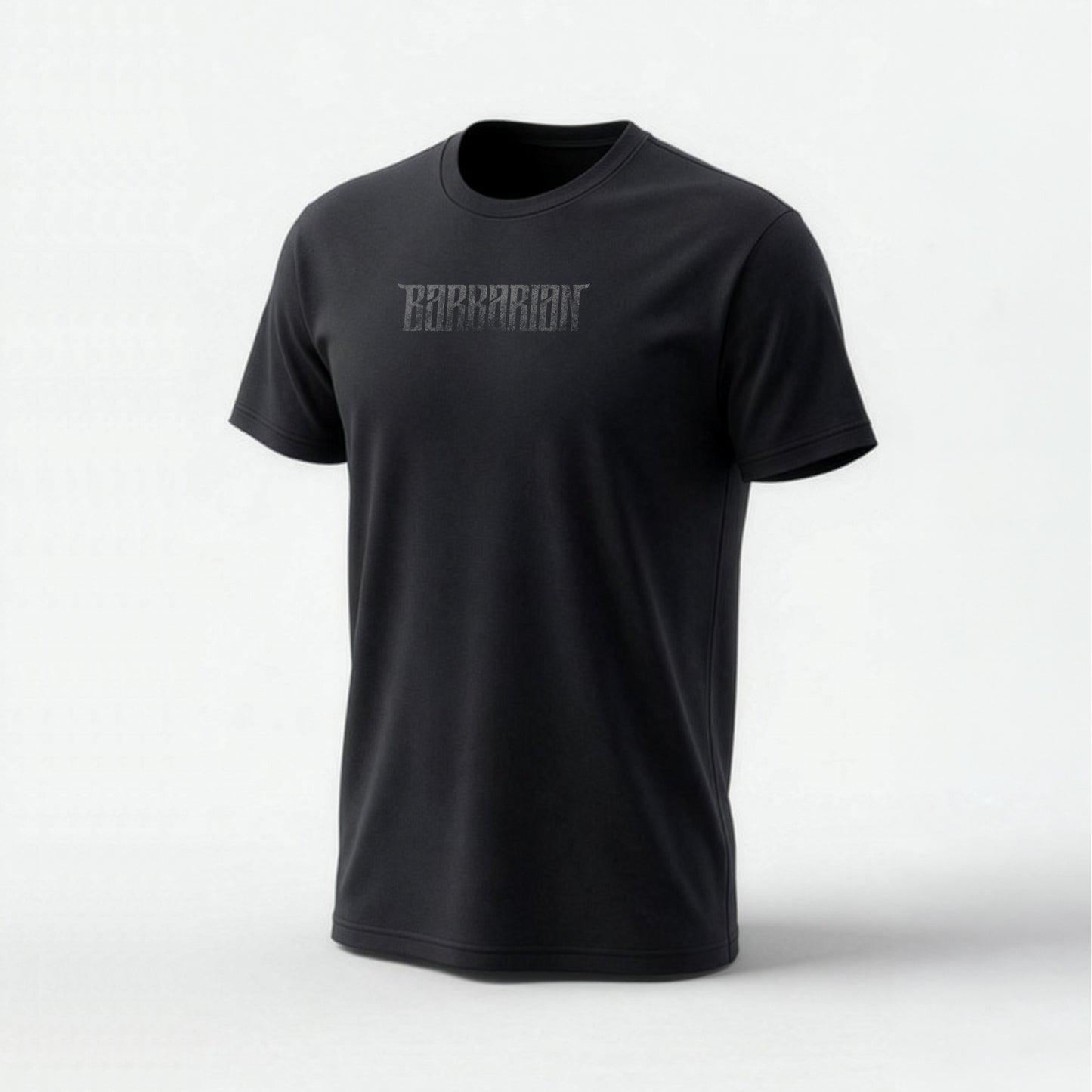 Barbarian Classic Distressed Logo Tee [Fitted]