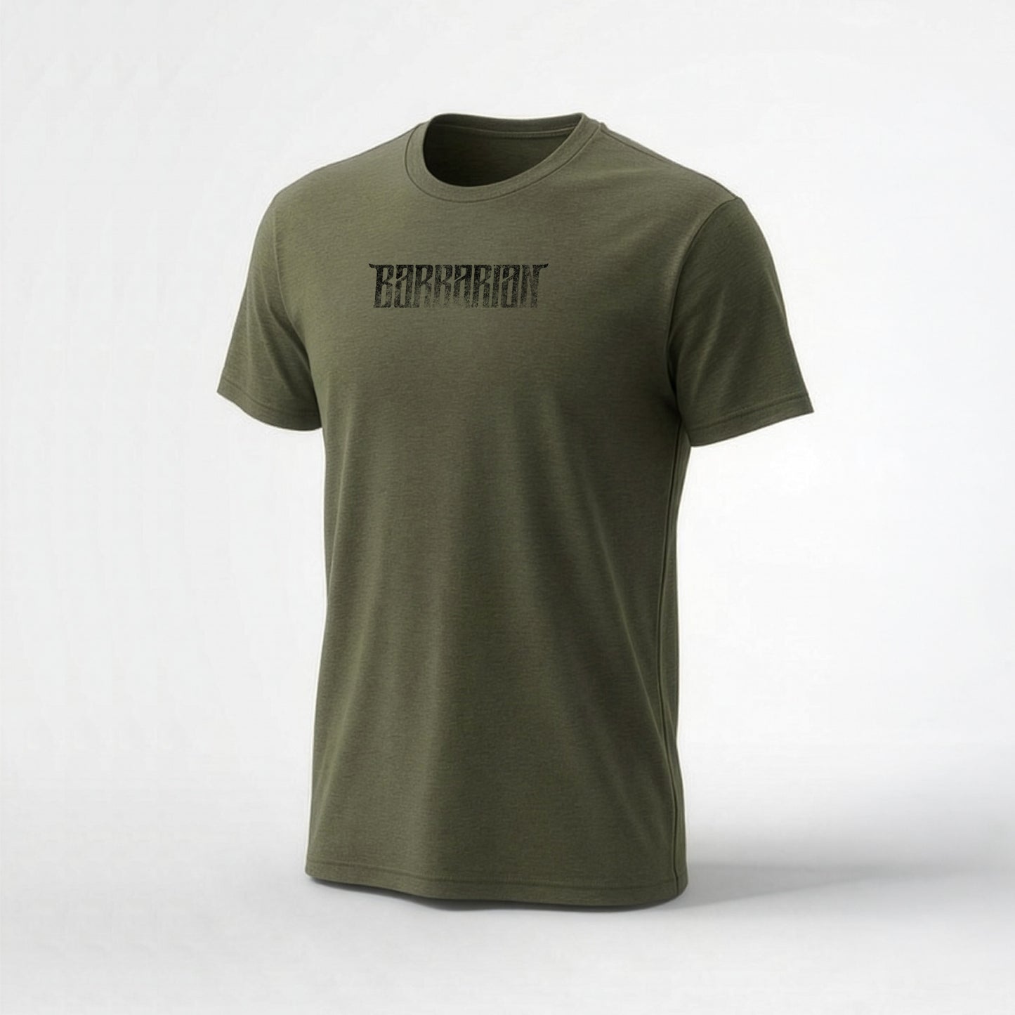 Barbarian Classic Distressed Logo Tee [Fitted]