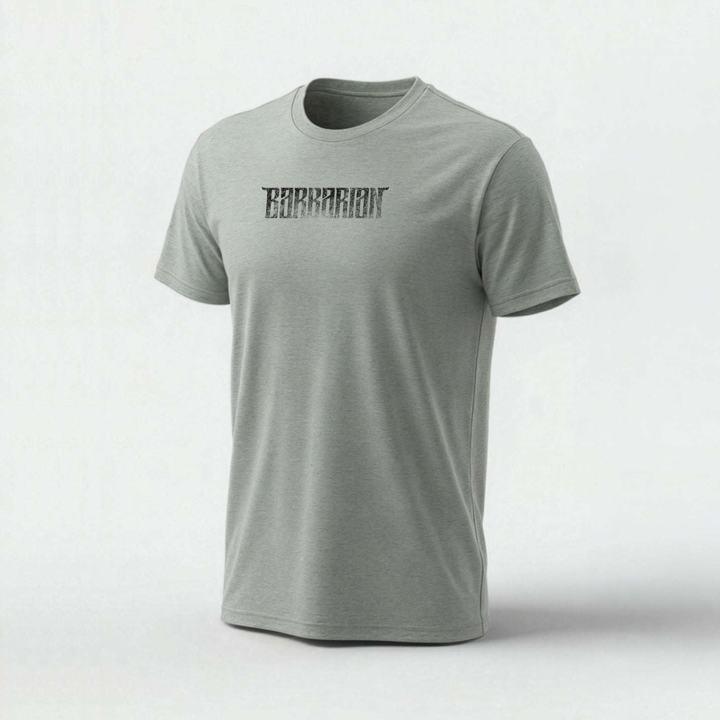 Barbarian Classic Distressed Logo Tee [Fitted]
