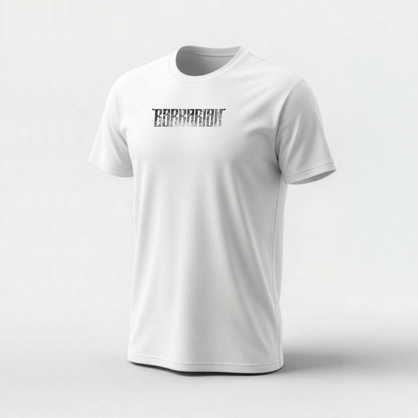 Barbarian Classic Distressed Logo Tee [Fitted]
