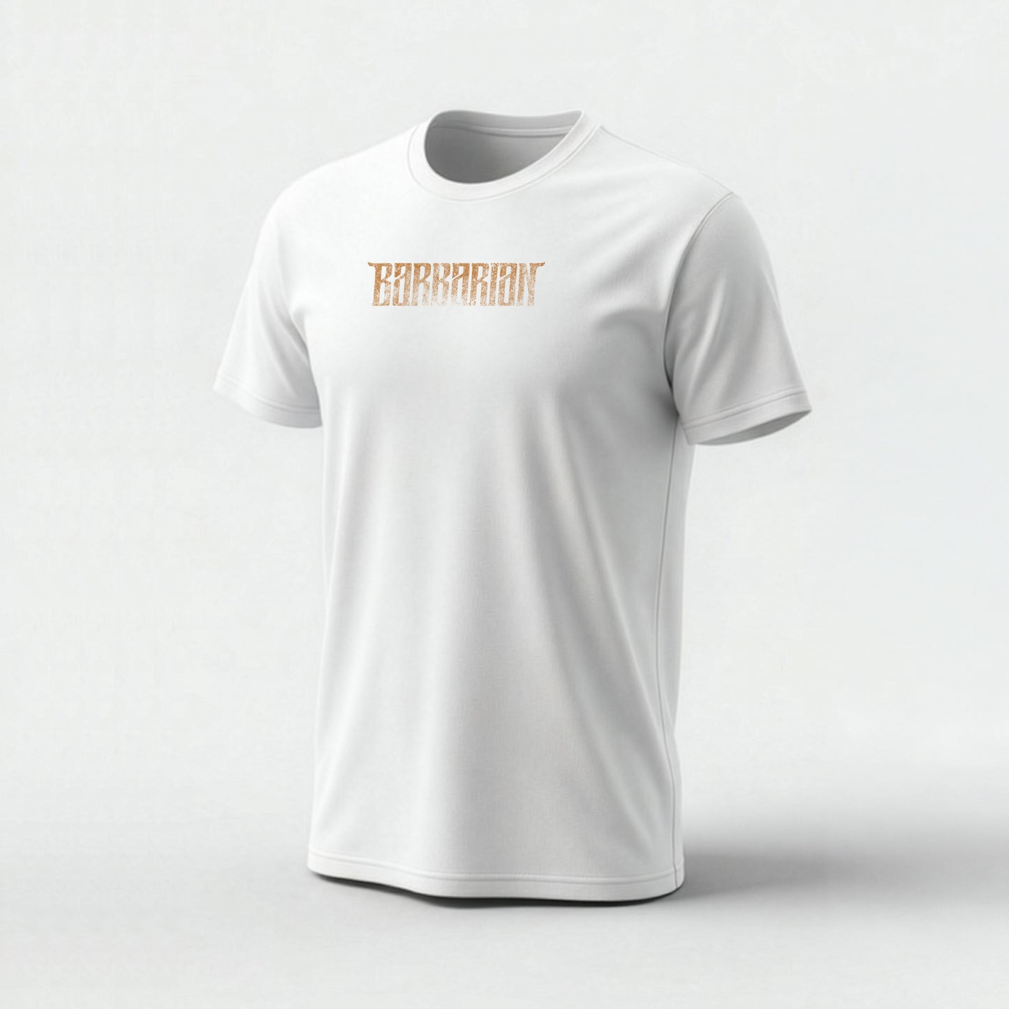 Barbarian Classic Distressed Logo Tee [Fitted]