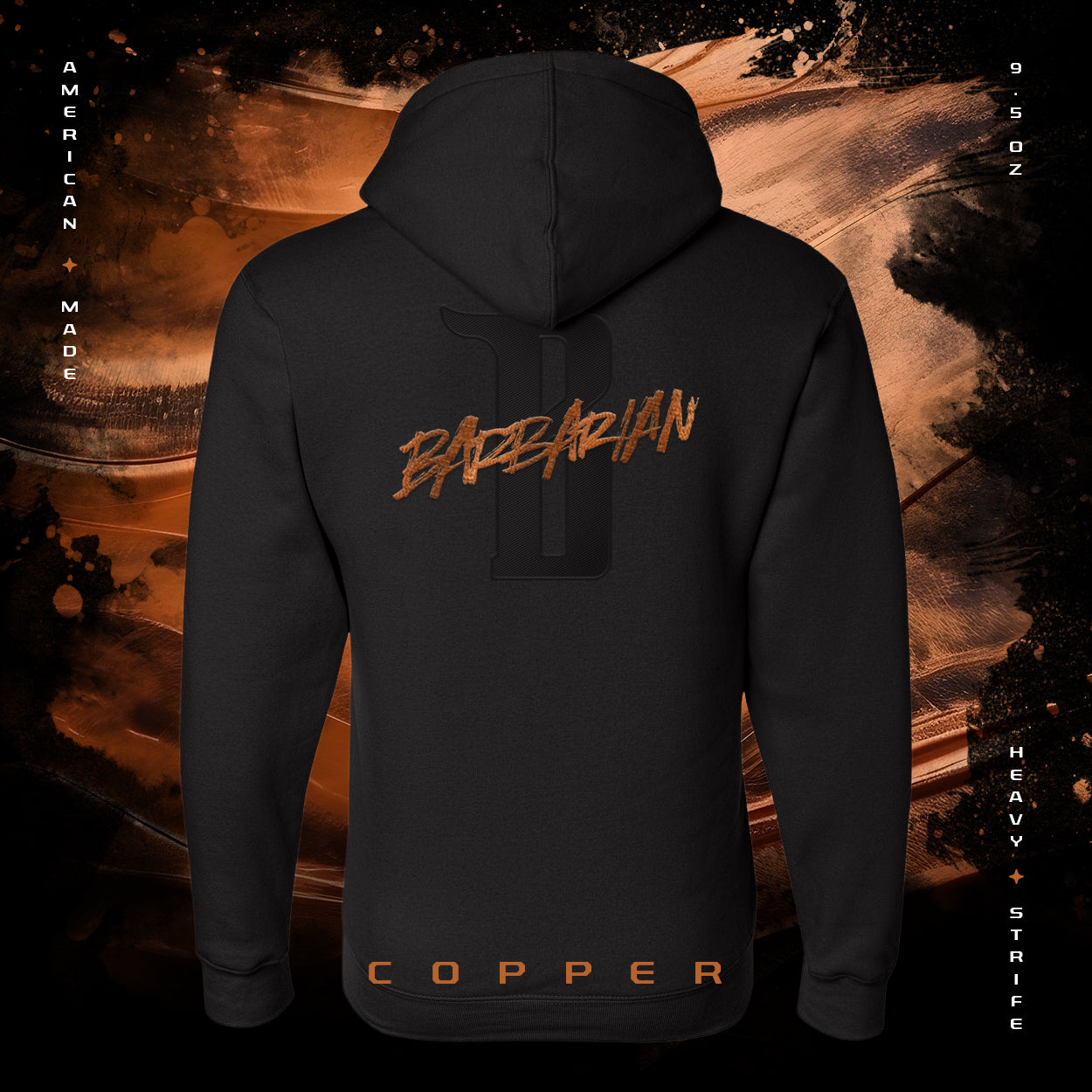 🇺🇸 HEAVY STRIFE - 100% AMERICAN-MADE Heavyweight Zipper Hoodie [Made to Order] 🇺🇸