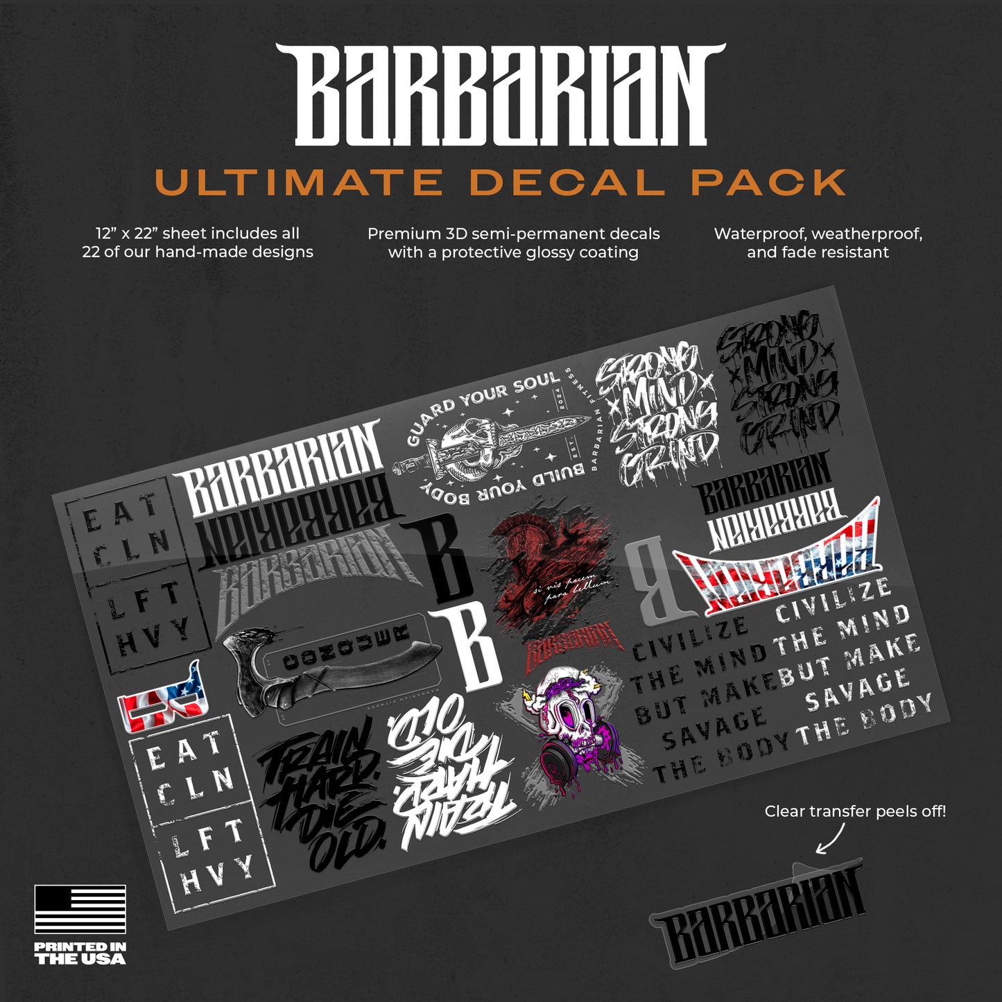 Barbarian Ultimate Decal Pack