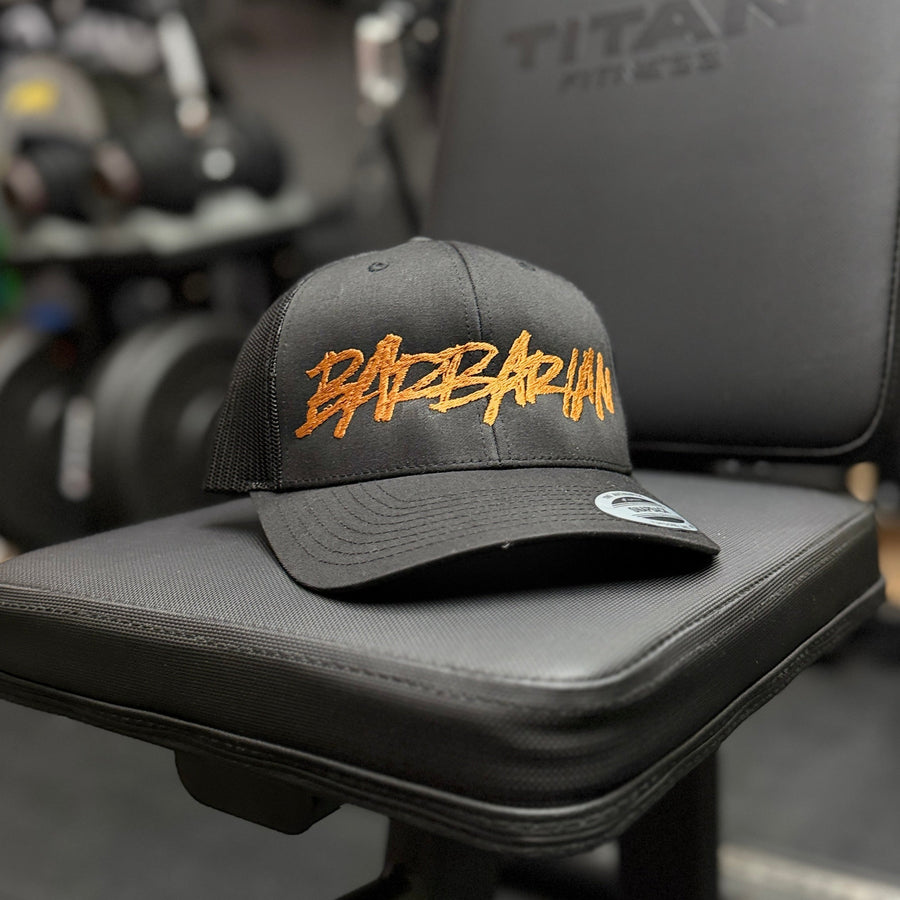 STRIFE Trucker Hat [Yupoong] – Black / Copper