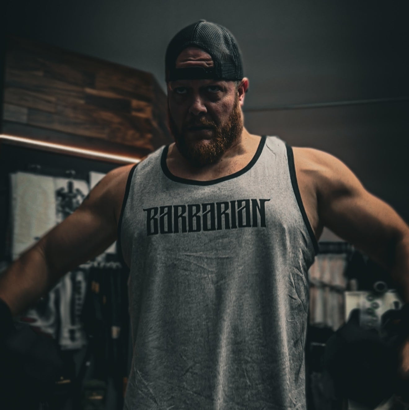 Athletic Heather/Black Core Tank - Limited Drop!