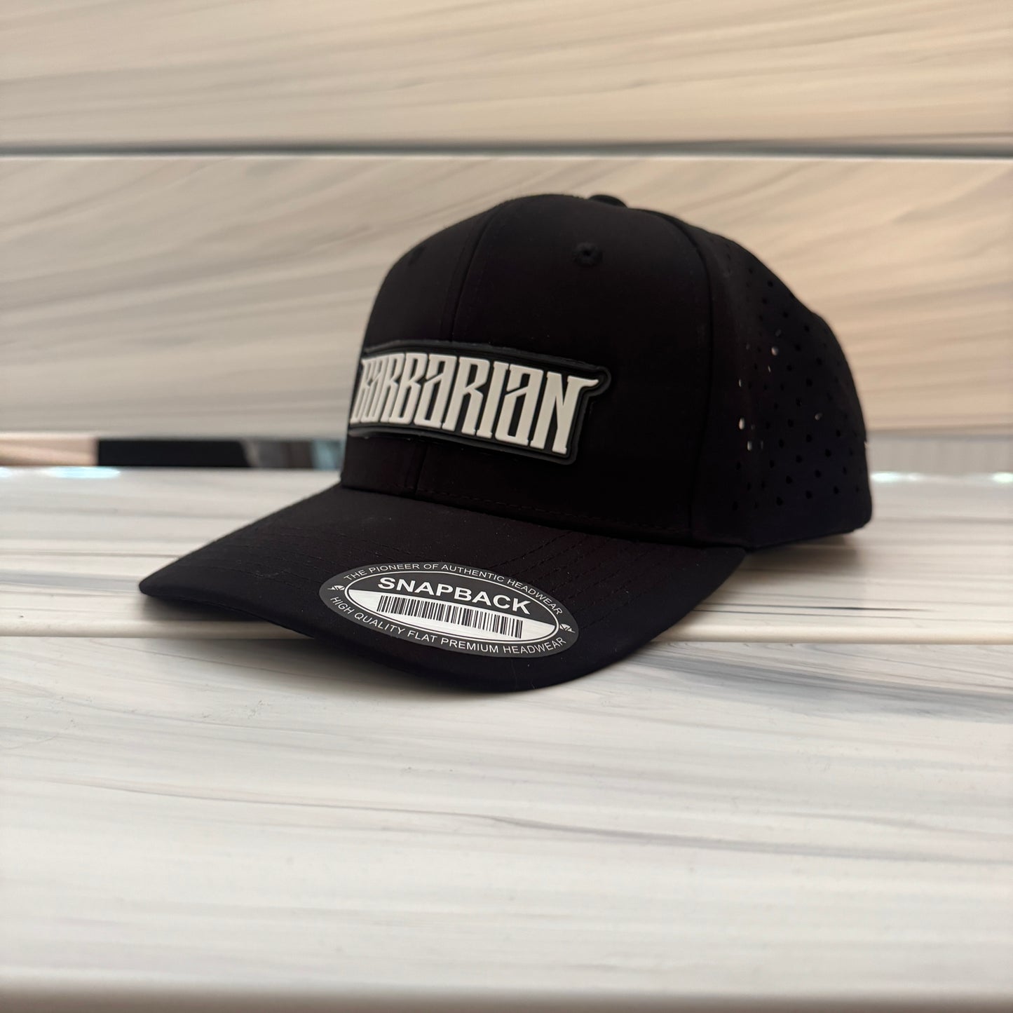 Performance Trucker Hat [Black] – PVC Patch