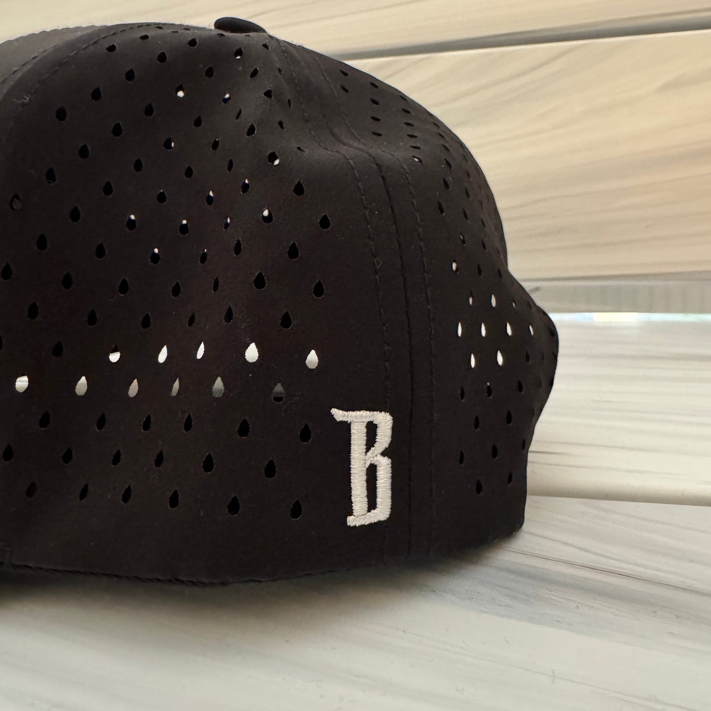 Performance Trucker Hat [Black] – PVC Patch