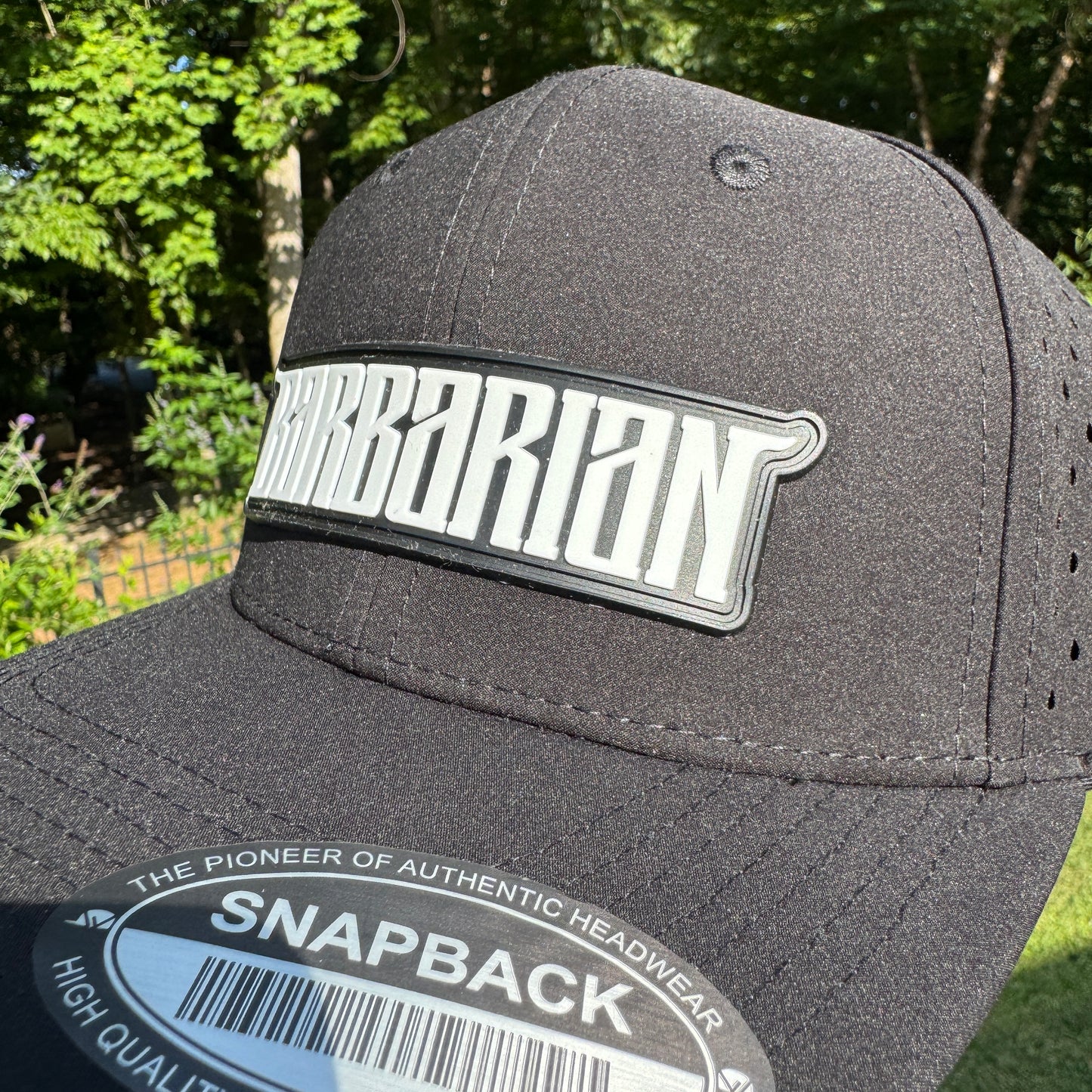Performance Trucker Hat [Black] – PVC Patch