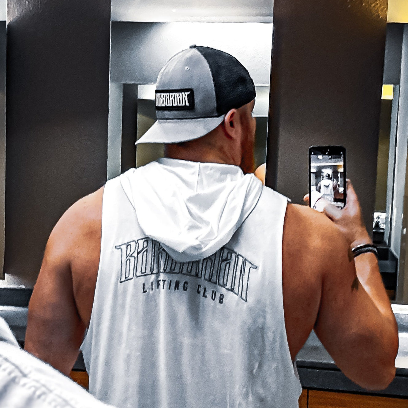 ‼️ LIMITED EDITION ‼️ Barbarian Lifting Club - Cutoff Hooded Tees [Printed]