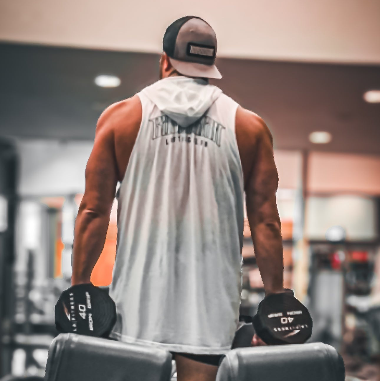 ‼️ LIMITED EDITION ‼️ Barbarian Lifting Club - Cutoff Hooded Tees [Printed]