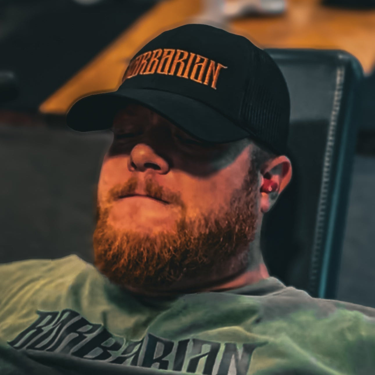 Yupoong Trucker Hat [Black] - Copper Embroidery