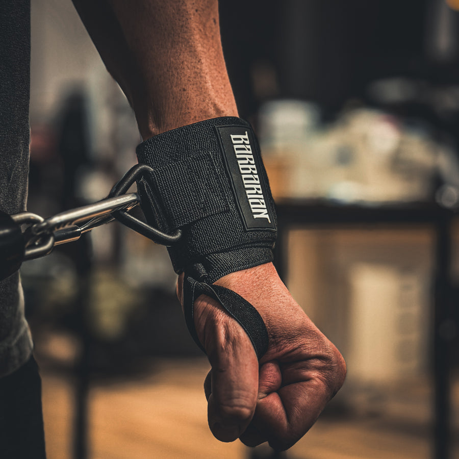 Barbarian HD Wrist Wraps w/ Removable Cable Hook