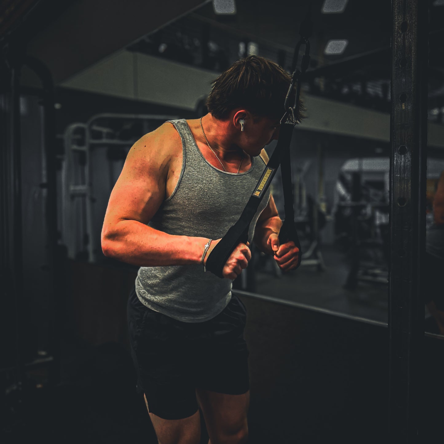 🇺🇸 American-Made 18" Conductor Series Cable Tricep Straps