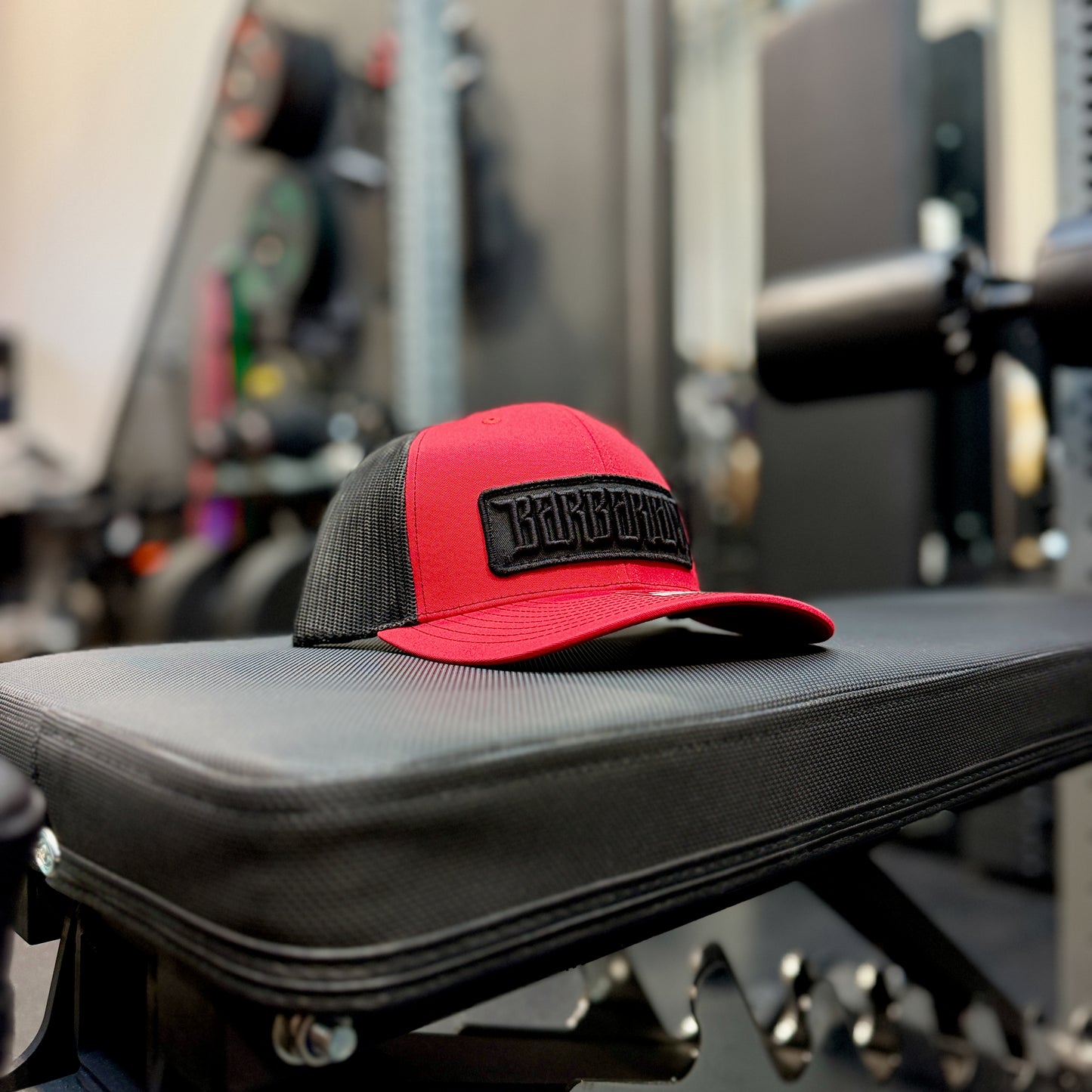 Trucker Hat [Richardson 112] – Red/Black / Embroidered Patch