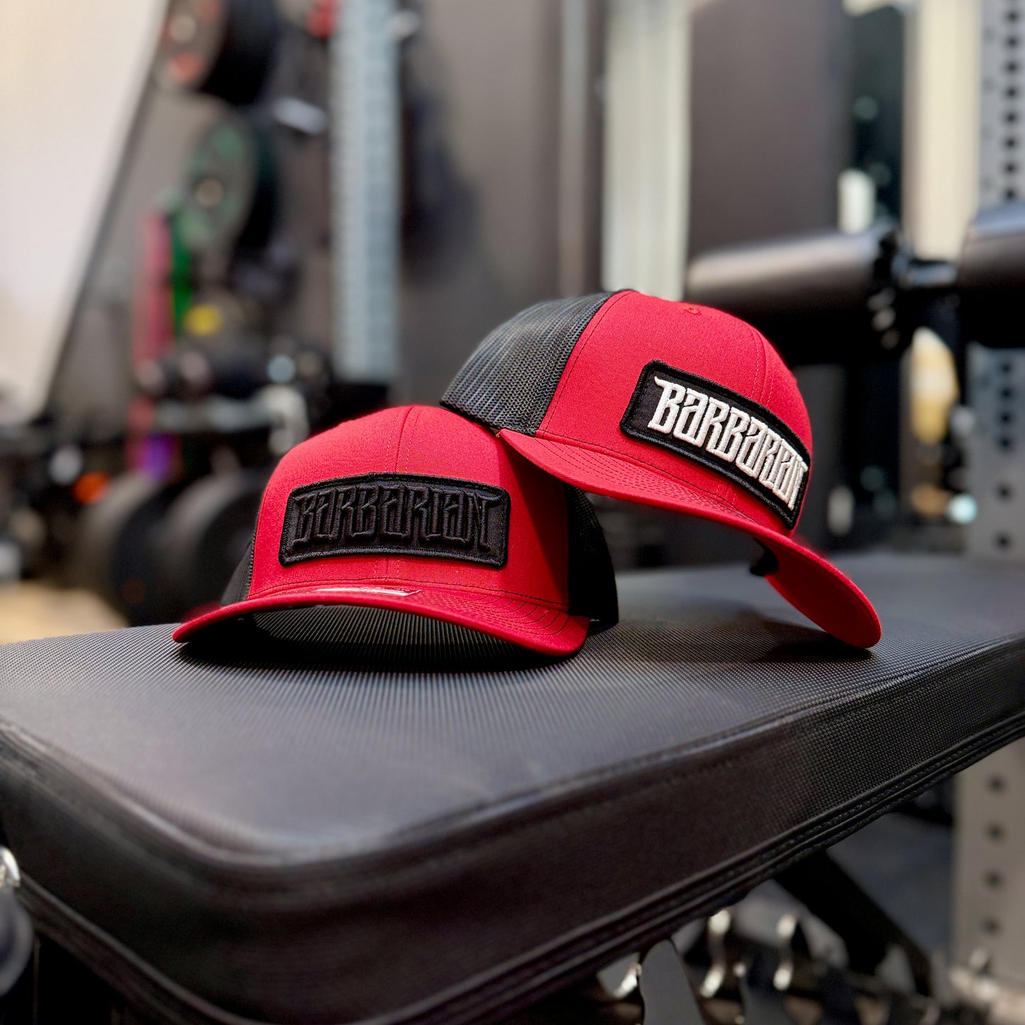 Trucker Hat [Richardson 112] – Red/Black / Embroidered Patch