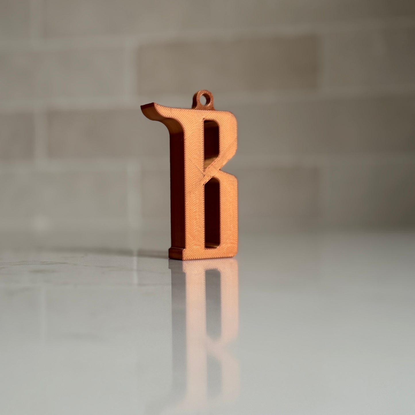 Barbarian "B" Christmas Ornament