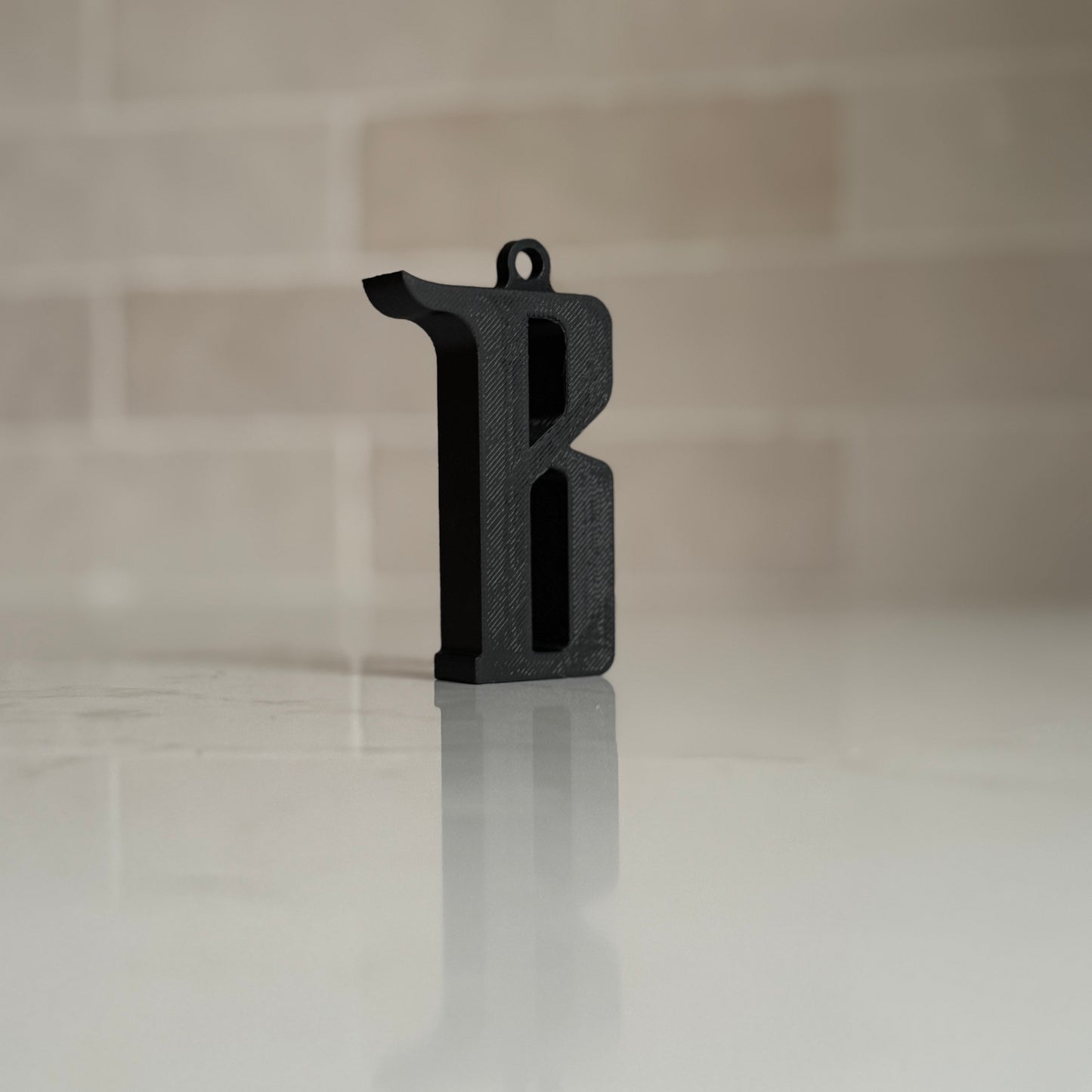 Barbarian "B" Christmas Ornament