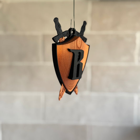 Barbarian Crest (Shield+Swords) Christmas Ornament