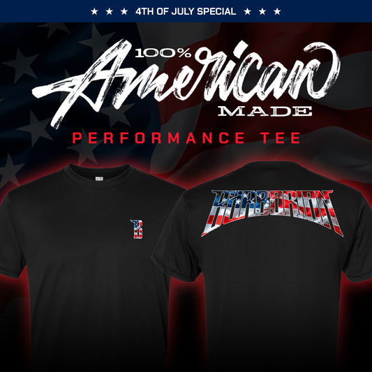 🇺🇸 Iron Liberty 🇺🇸 - 100% American-made Performance Tee