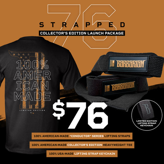 🇺🇸 76 Strapped Collector's Edition Lifting Strap Package