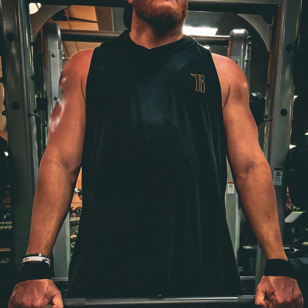 ‼️ LIMITED EDITION ‼️ Barbarian Lifting Club - Cutoff Hooded Tees [Printed]