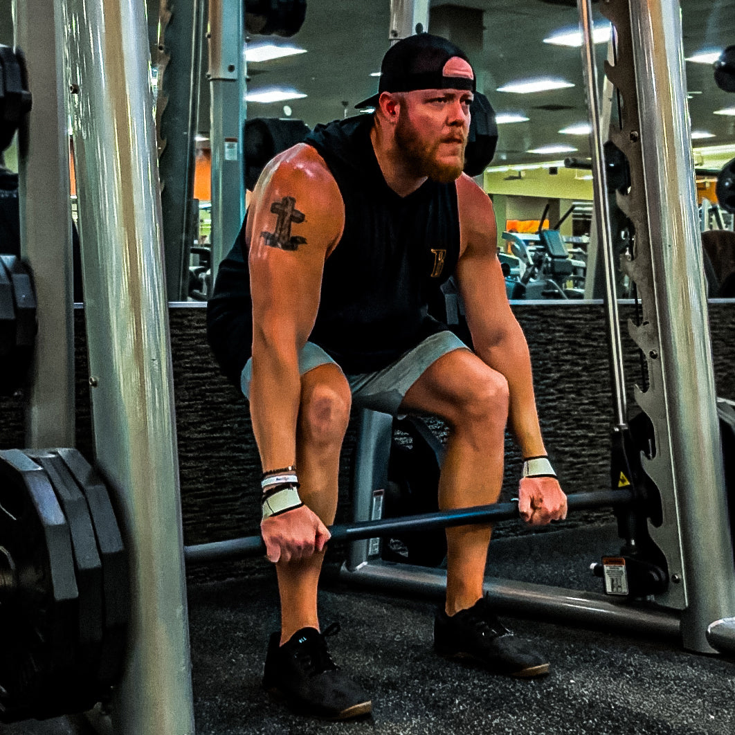 ‼️ LIMITED EDITION ‼️ Barbarian Lifting Club - Cutoff Hooded Tees [Printed]