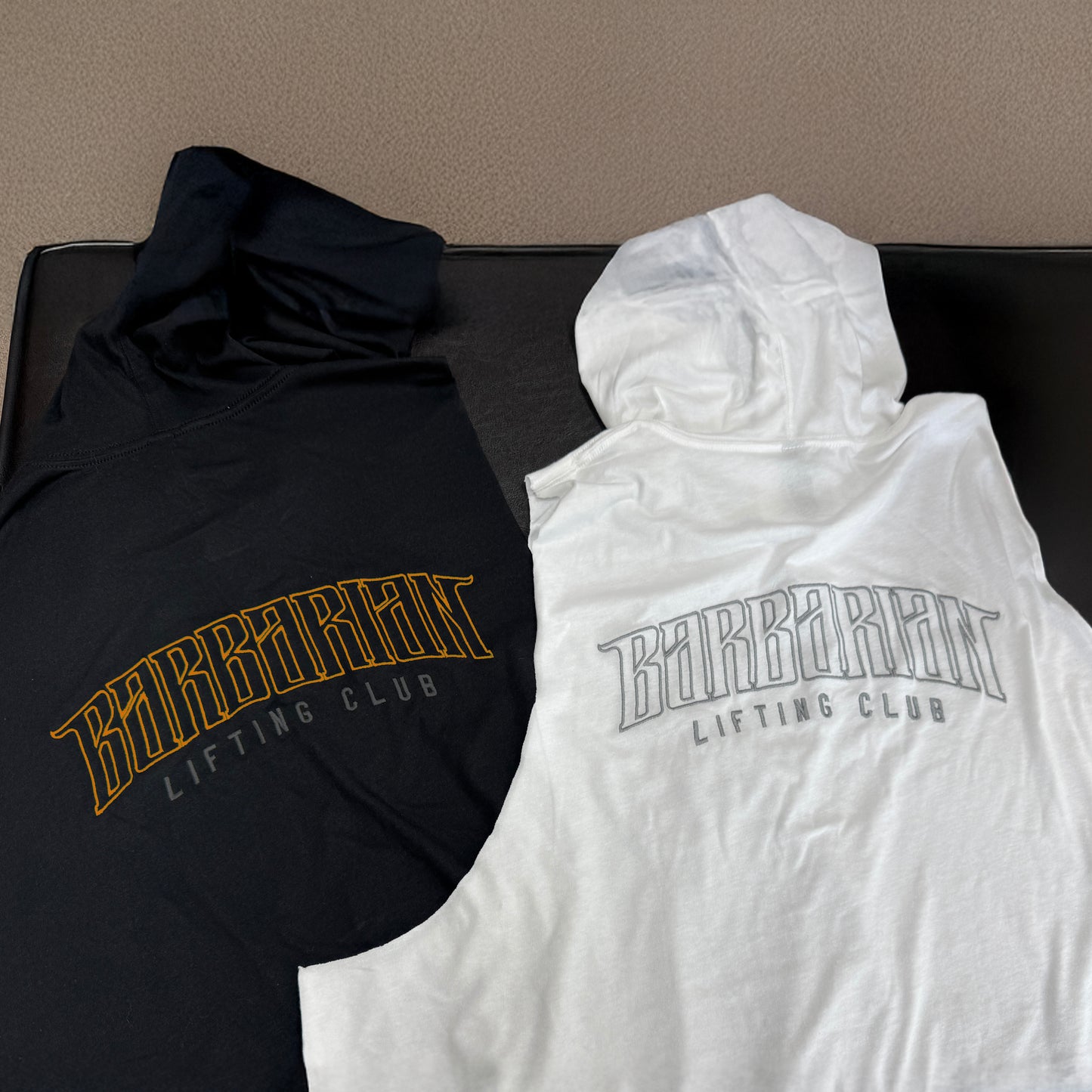 ‼️ LIMITED EDITION ‼️ Barbarian Lifting Club - Cutoff Hooded Tees [Printed]