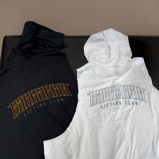‼️ LIMITED EDITION ‼️ Barbarian Lifting Club - Cutoff Hooded Tees [Embroidered]